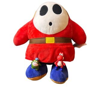 NWT Super Mario Shy Guy Plush with Red Yoshi and Spike JAKKS‎ Pacific Figurine